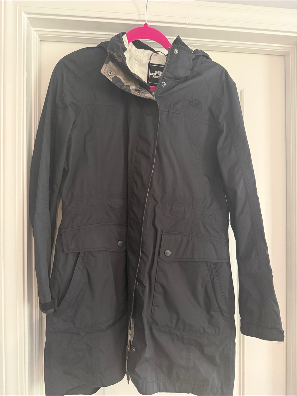 The North Face Women’s Black Hooded Rain Jacket